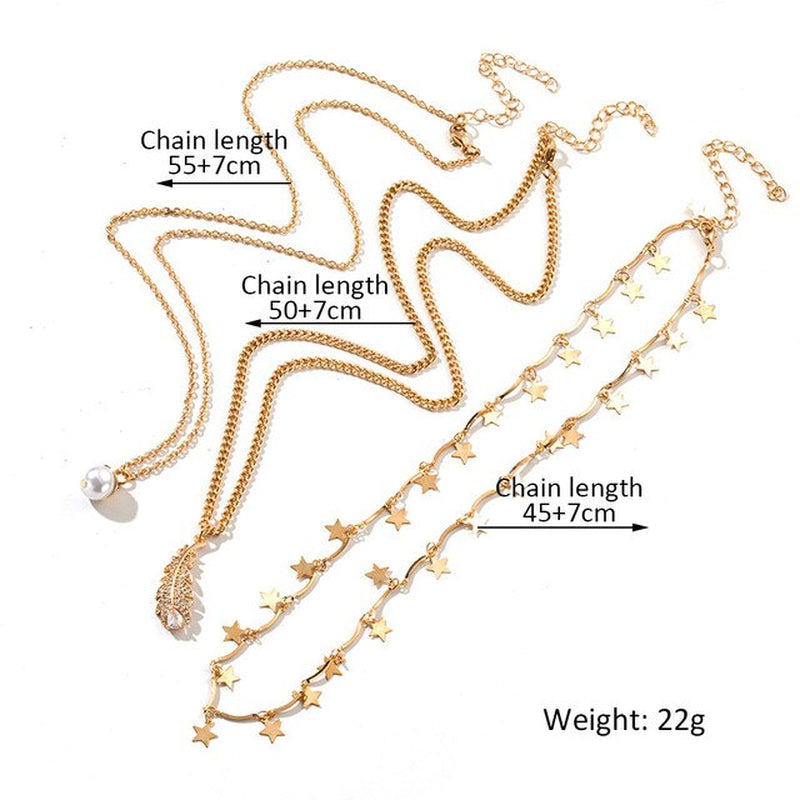 Trendy Women'S Neck Chain Kpop Irregular Imitation Pearls Necklace Gold Color Lock Butterfly Coin Pendant Choker Jewelry Collar