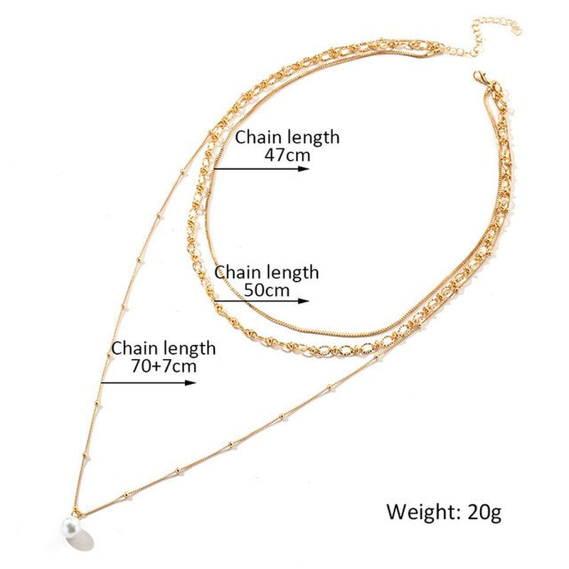 Trendy Women'S Neck Chain Kpop Irregular Imitation Pearls Necklace Gold Color Lock Butterfly Coin Pendant Choker Jewelry Collar